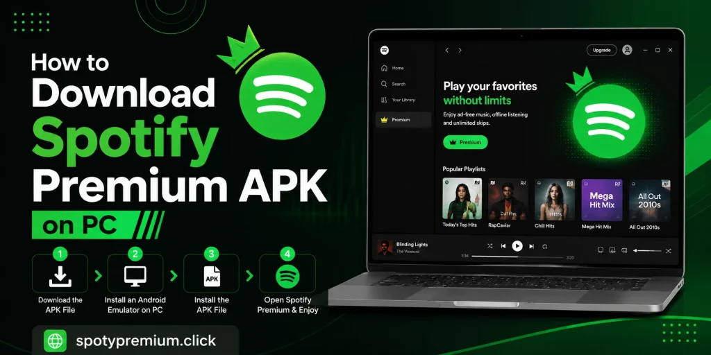 How to Download Spotify Premium APK on PC